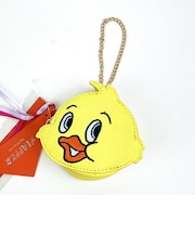 トムとジェリー クアッカ― ダイカットポーチ (イエロー) FLAPPER