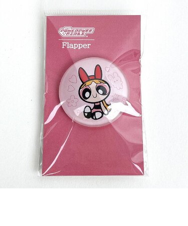パワーパフガールズ ブロッサム クリスタルマグネット (ピンク) 文具 日本製 FLAPPER