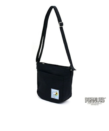 スヌーピー ミニショルダーバッグ サンフラワー ブラック SNOOPY