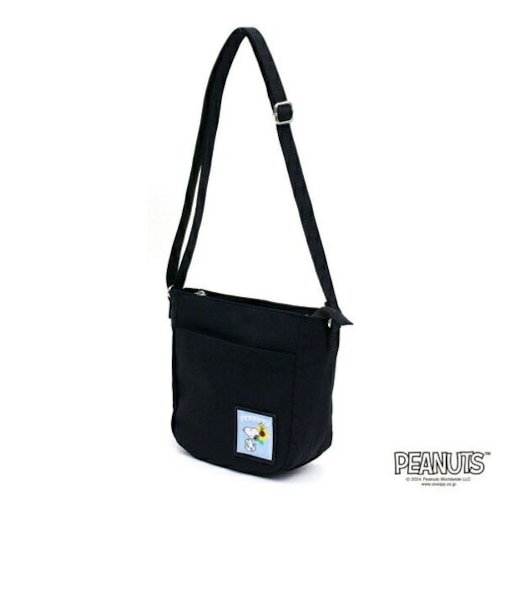 スヌーピー ミニショルダーバッグ サンフラワー ブラック SNOOPY