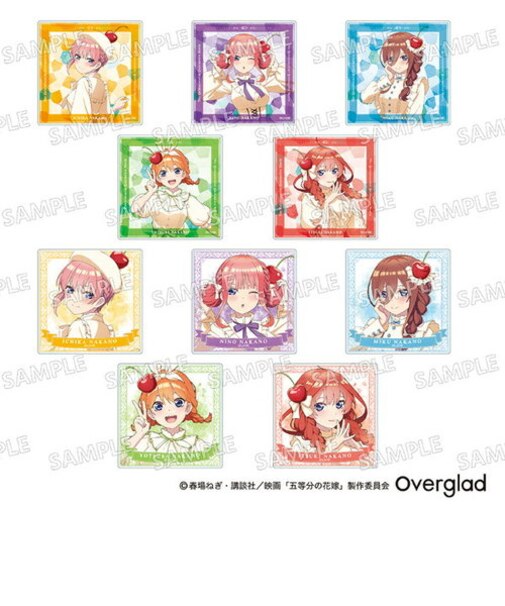 映画 五等分の花嫁 トレーディングアクリルコースタークリームソーダver. 日本製