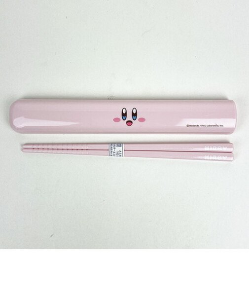 星のカービィ― 引きフタ箸箱セット カトラリー ランチ 日本製