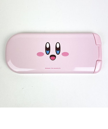 星のカービィ― 引きフタトリオ（箸、フォーク、スプーン） カトラリー ランチ 日本製