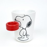 スヌーピー 歯ブラシ立て付きコップ マグ SNOOPY
