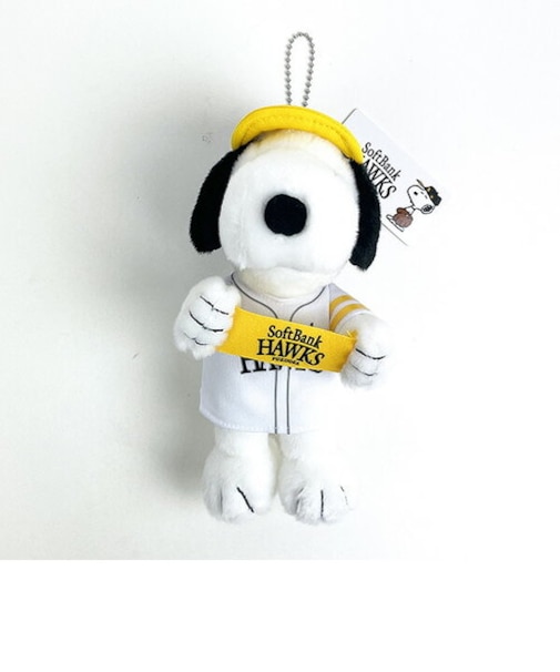 スヌーピー 福岡ソフトバンクホークス マスコット プロ野球 キーホルダー SNOOPY