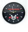 くまモン Kumamon 壁掛け時計 ブラック ウォールクロック