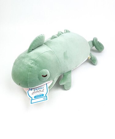 かむかむズ クール抱きまくら M レオン 枕 クッション クール サマー グリーン