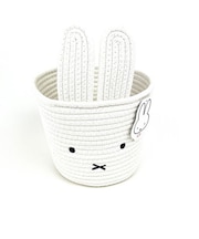 ミッフィー miffy ノーマル ロープバスケット(M) ホワイト インテリア 収納