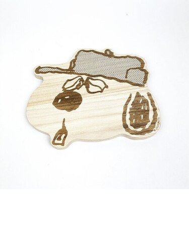 スヌーピー オラフ ダイカットカティングボード まな板 鍋敷き 日本製 SNOOPY