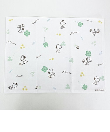 スヌーピー ランチョンマット フォーチュンクローバー グリーン ランチ SNOOPY