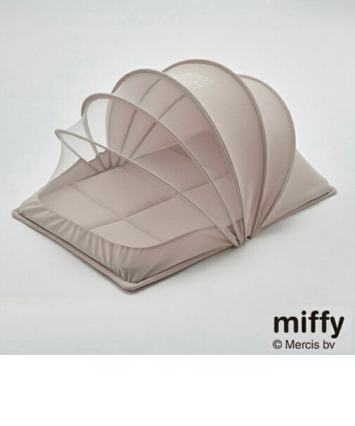 ミッフィー miffy お昼寝コンパクトベッド (ベージュ) 西川 ベビー