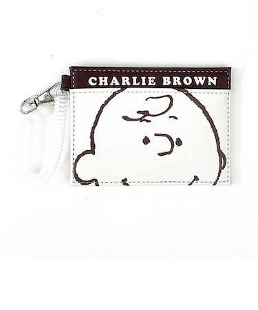 スヌーピー フェイスアップチャーリー・ブラウン シングルパスケース ICカード 定期入れ SNOOPY