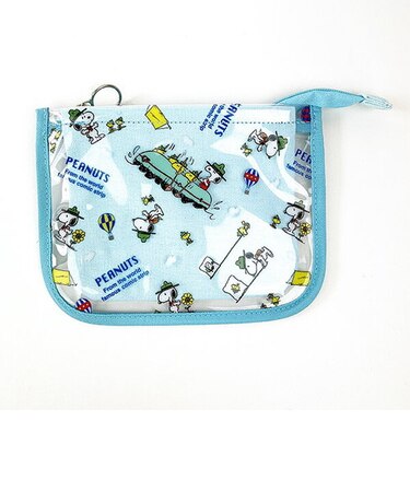 スヌーピー チラシビーグル・スカウト レイヤーポーチ トラベルポーチ SNOOPY