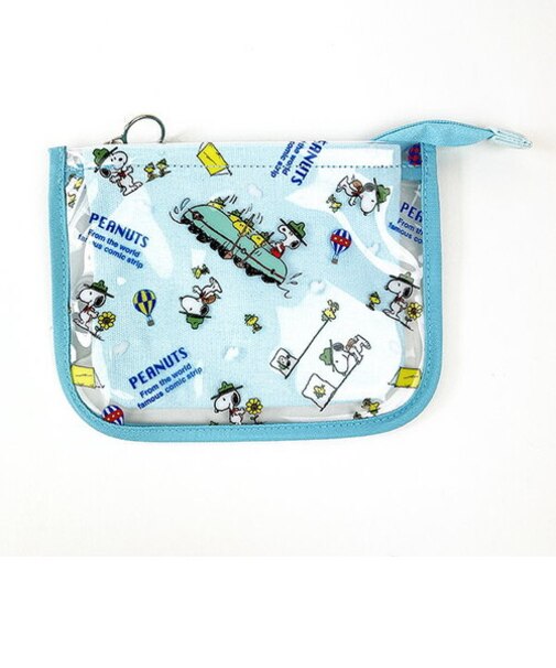 スヌーピー チラシビーグル・スカウト レイヤーポーチ トラベルポーチ SNOOPY