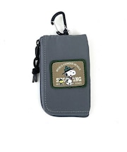 スヌーピー ビーグル・スカウト キー＆パスポーチRE-PET (グリーン) ICカード キーケース SNOOPY