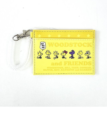 スヌーピー ウッドストック シングルパスケース ICカード 定期入れ SNOOPY