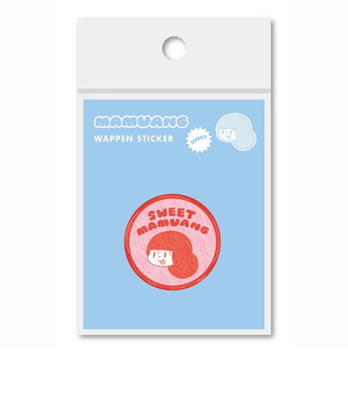 マムアンちゃん ワッペンシール SWEET 文具 学校 オフィス