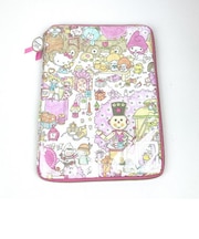 サンリオキャラクターズ タブレットケース ラピング ピンク PC iPad ガジェットケース