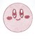 星のカービィ カービィ ラウンドマット フェイス ピンク アクセントマット インテリア