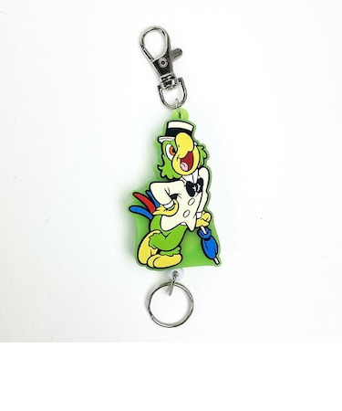 ディズニー 三人の騎士 ホセ・キャリオカ ラバーリールキーホルダー Disney