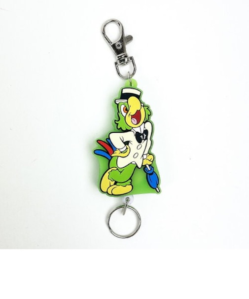 ディズニー 三人の騎士 ホセ・キャリオカ ラバーリールキーホルダー Disney