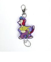 ディズニー ピノキオ ギデオン ラバーリールキーホルダー Disney