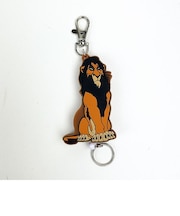 ディズニー ライオンキング スカー ラバーリールキーホルダー Disney