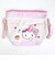 サンリオ ハローキティ 50th ふわふわ巾着ポーチ（ピンク） Sanrio