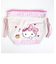 サンリオ ハローキティ 50th ふわふわ巾着ポーチ（ピンク） Sanrio
