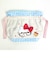 サンリオ ハローキティ 50th ふわふわ巾着ポーチ（ブルー） Sanrio
