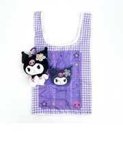 サンリオ クロミ ぬいぐるみエコバッグ カオハナ お買い物 パープル