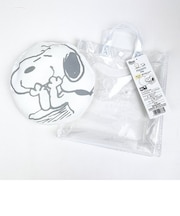 スヌーピー ドーナツ枕(カバー付き) ピロー アイボリー 日本製 西川 ベビー