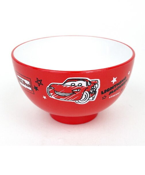 ディズニー カーズ 塗汁椀（レッド） お碗 Disney PIXAR