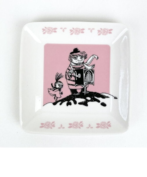 ムーミン 角皿(ピンク) キッチン お皿 日本製