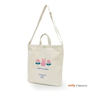 ミッフィー miffy 2WAY 帆布 トートショルダー ピンク