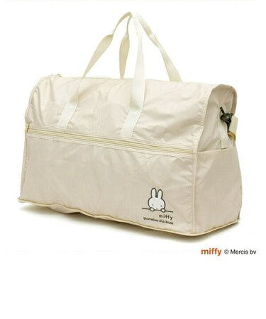 ミッフィー miffy 折りたたみボストンバッグ アイボリーフェイス Lサイズ バッグ