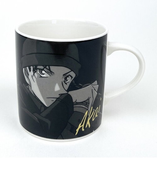 名探偵コナン (赤井) モノクロームマグ  コップ 江戸川コナン 日本製