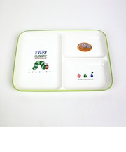 はらぺこあおむし 塗仕切り皿（ミルキー） キッチン 食器 キッズ 日本製