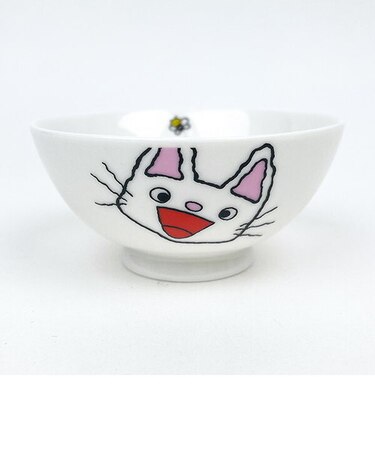 ノンタン 茶碗（Ｍ） (フェイス) キッチン 食器 キッズ 日本製