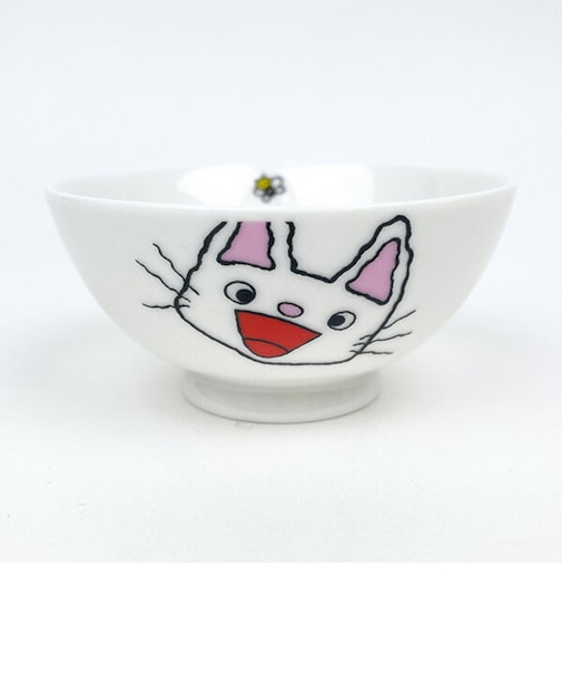 ノンタン 茶碗（Ｍ） (フェイス) キッチン 食器 キッズ 日本製