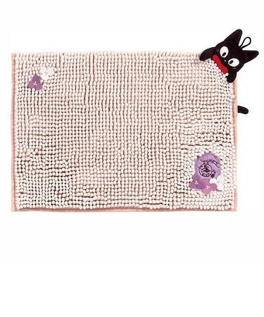 スタジオジブリ 魔女の宅急便 ジジ モコモコフリーマット (ピンク） お風呂 キッチン