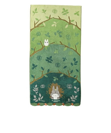 ジブリ となりのトトロ バスタオル 森のトンネル お風呂 インテリア