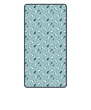 ムーミン ひんやり敷きパッド フラワーブルー 寝具 シーツ 布団 クール サマー