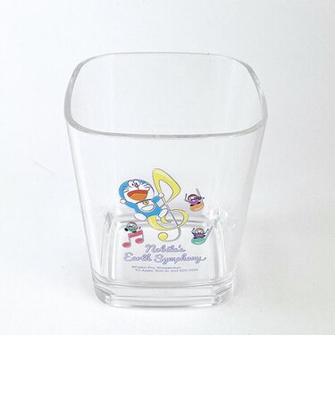 ドラえもん のび太の地球交響楽 スクエアータンブラー キッチン コップ グラス