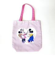 ディズニー ブラシアート トートバッグ ハート 手提げ　