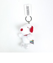 スヌーピー レインボーカラーマスコット レッド ぬいぐるみ キーホルダー