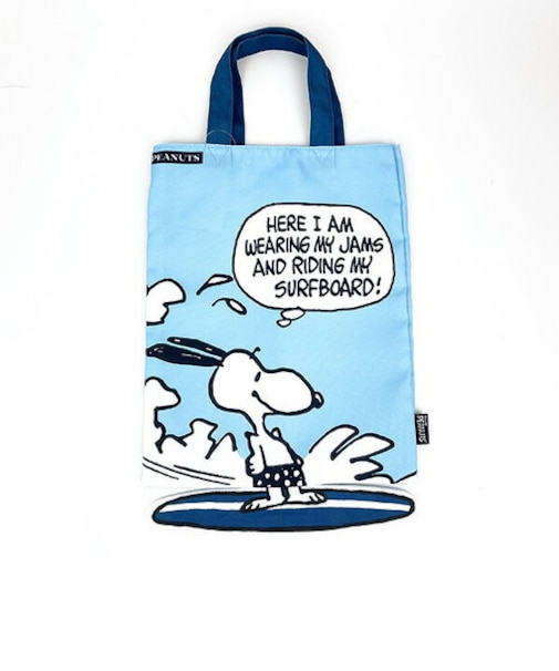 スヌーピー PopUp フラットトート サーフ バッグ サブバッグ ダイカット