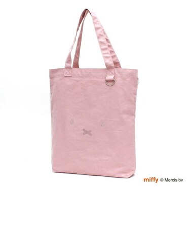 ミッフィー miffy 刺繍トートバッグ (ピンク) 推し活 オタ活