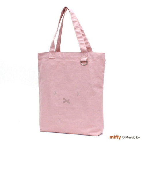 ミッフィー miffy 刺繍トートバッグ (ピンク) 推し活 オタ活
