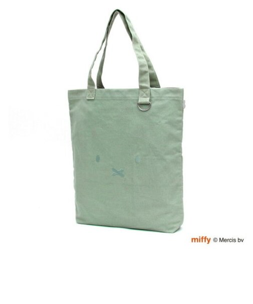 ミッフィー miffy 刺繍トートバッグ (グリーン) 推し活 オタ活